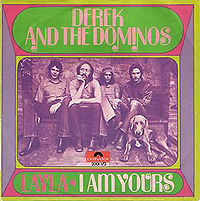 Обложка сингла «Layla» (Derek and the Dominos, 1971)