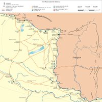 Схема приграничных укреплений в Паннонии.