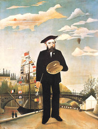 А. Руссо. Автопортрет, 1890, Национальная галерея, Прага