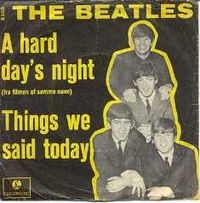 Обложка сингла «Things We Said Today» (The Beatles, (1964))