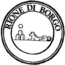 Rome rione XIV borgo logo.png