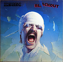 Обложка альбома «Blackout» (Scorpions, 1982)