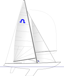 Soling Line Drawing.svg