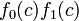 f_0(c)f_1(c) \quad