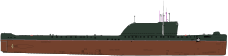 Hotel II class SSBN.svg