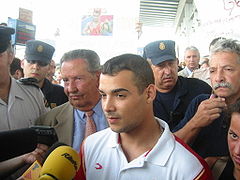 Деферр в 2004 году в Афинах