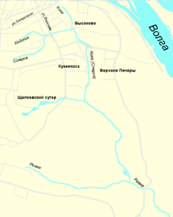 Открытая часть русла реки Старка (Кова)