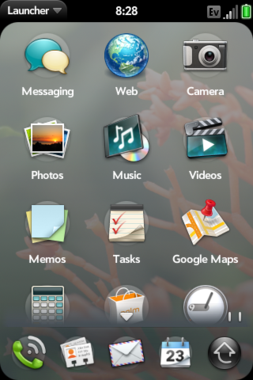 HP webOS Launcher