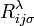 R^{\lambda}_{ij \sigma}