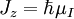 J_z = \hbar \mu_I
