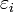 \varepsilon_i\,