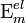 \Epsilon^{el}_{m} 