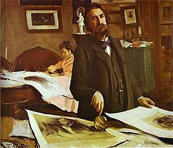 работа Бориса Кустодиева 1902