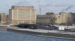 Устье реки Охта. Малоохтинский мост