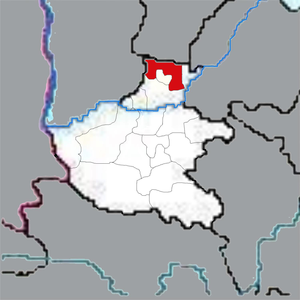 Аньян на карте