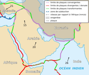 Arabian Plate map-fr.png