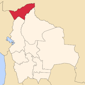 Пандо на карте