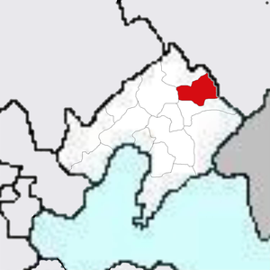 Фушунь на карте