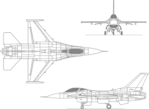 GENERAL DYNAMICS F-16 FIGHTING FALCON.svg