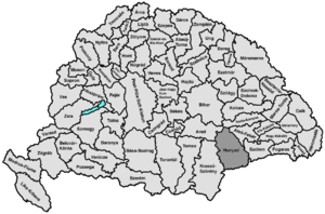 Комитат Хуньяд/Hunyad в составе Венгерского королевства