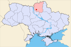 Козелец на карте страны