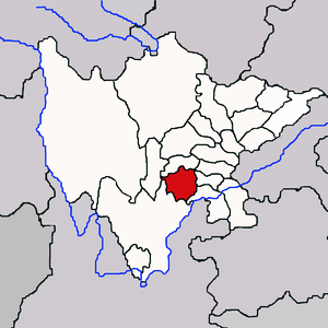 Лэшань на карте