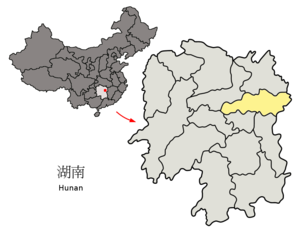 Чанша, карта