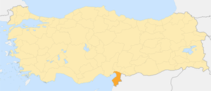 Хатай на карте