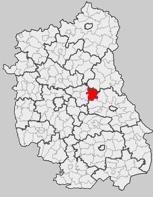 Гмина Цыцув на карте