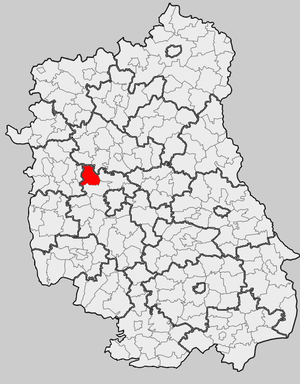 Гмина Гарбув на карте