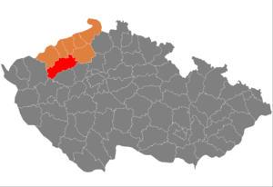 Район Лоуни на карте