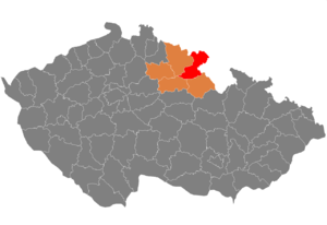 Район Наход на карте