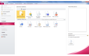 Скриншот Microsoft Access 2010
