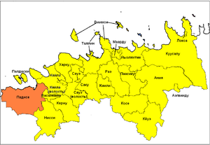 Волость Падизе на карте