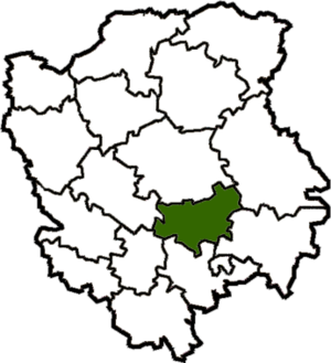 Рожищенский район на карте