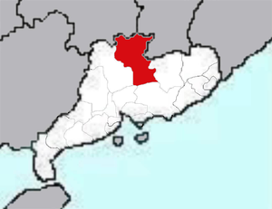 Шаогуань на карте