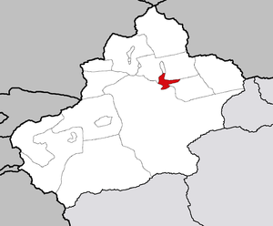 Урумчи, карта