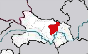 Сяогань на карте