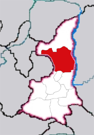 Яньань на карте