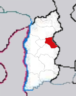 Янцюань на карте