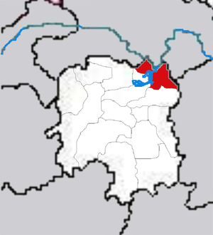 Юэян на карте