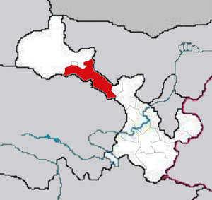 Чжанъе на карте
