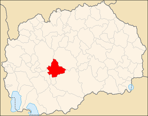 Община Долнени на карте