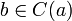 b \in C(a)