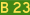 Australian Alphanumeric State Route B23.svg