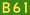 Australian Alphanumeric State Route B61.svg