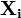 \mathbf{X_i}