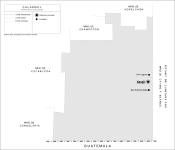 Calakmul - Localidades.png