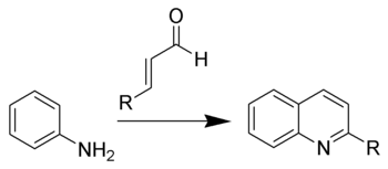 Doebner-Miller Reaction Scheme.png