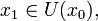 x_1\in U(x_0),